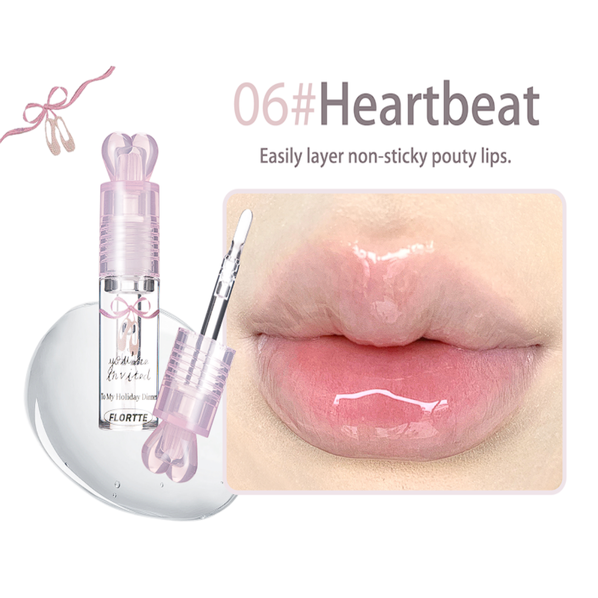 Collection of Small Bowknot Series Film-Forming Lip Cream Gift Set in a gallery layout